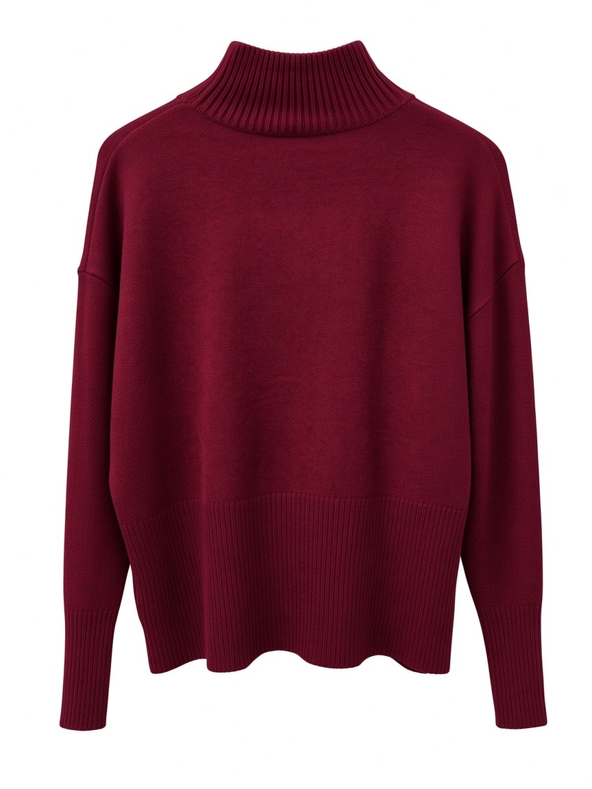 Dámsky rolák N.EVERY DAY BURGUNDY Bordová s.WEAR 4